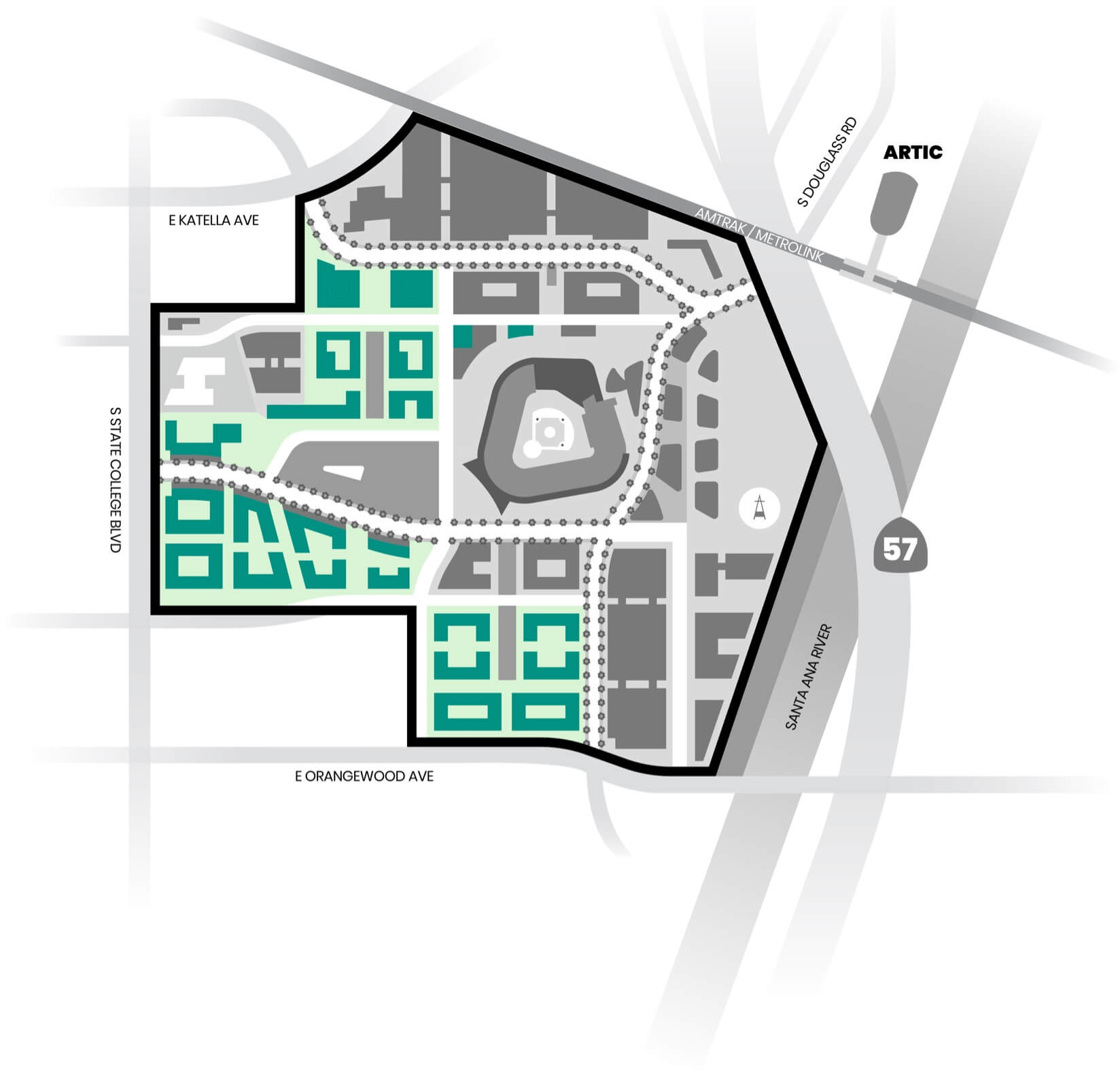 Stadium Site Plan - Residential